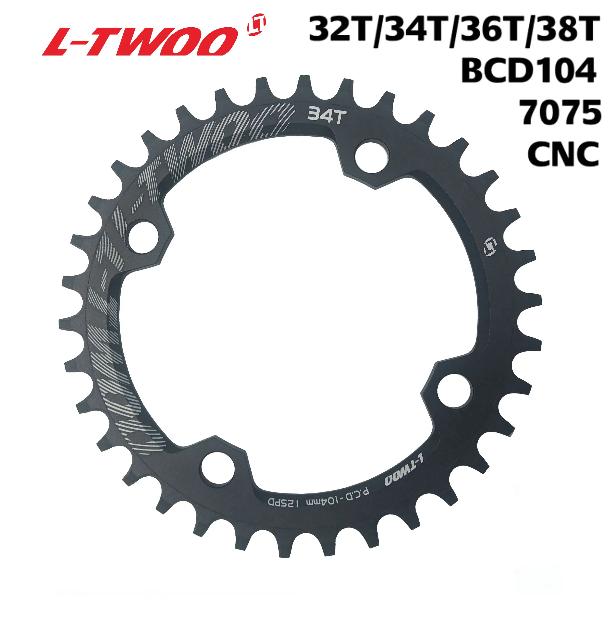 LTWOO круглые Узкие Широкие цепи для горного велосипеда 104BCD 32T 34T 36T 38T велосипедные