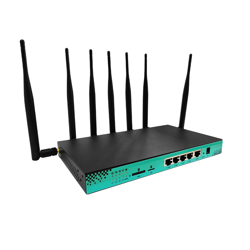5G wireless routers WG1608 wifi router MT7621A PCIE M.2 Slot support high speed 4G & 5G module EM7455 EM12-G  RM502-Q