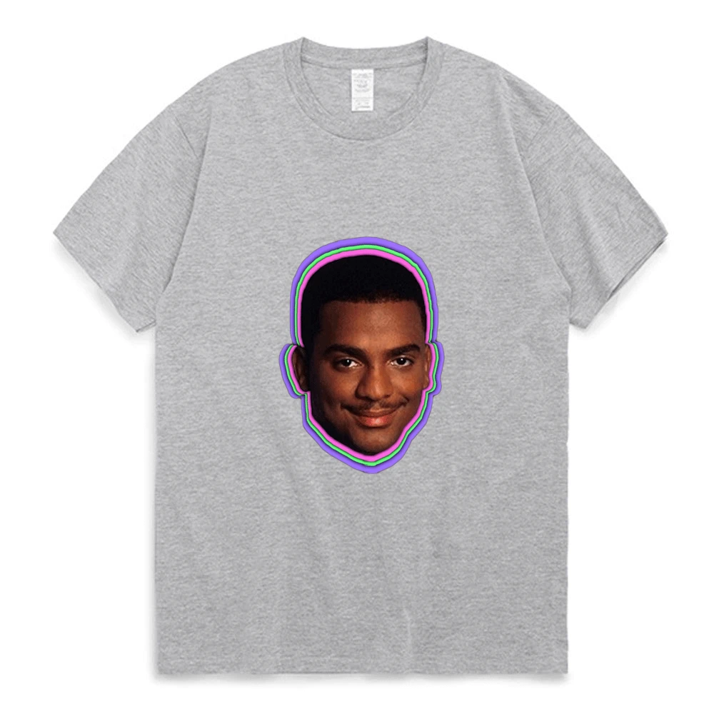 

The Fresh Prince of Bel Air T Shirt Men's 90S Style Will Smith T-Shirt Short Sleeve Cotton Tv Carlton Banks Fan Tee Shirt