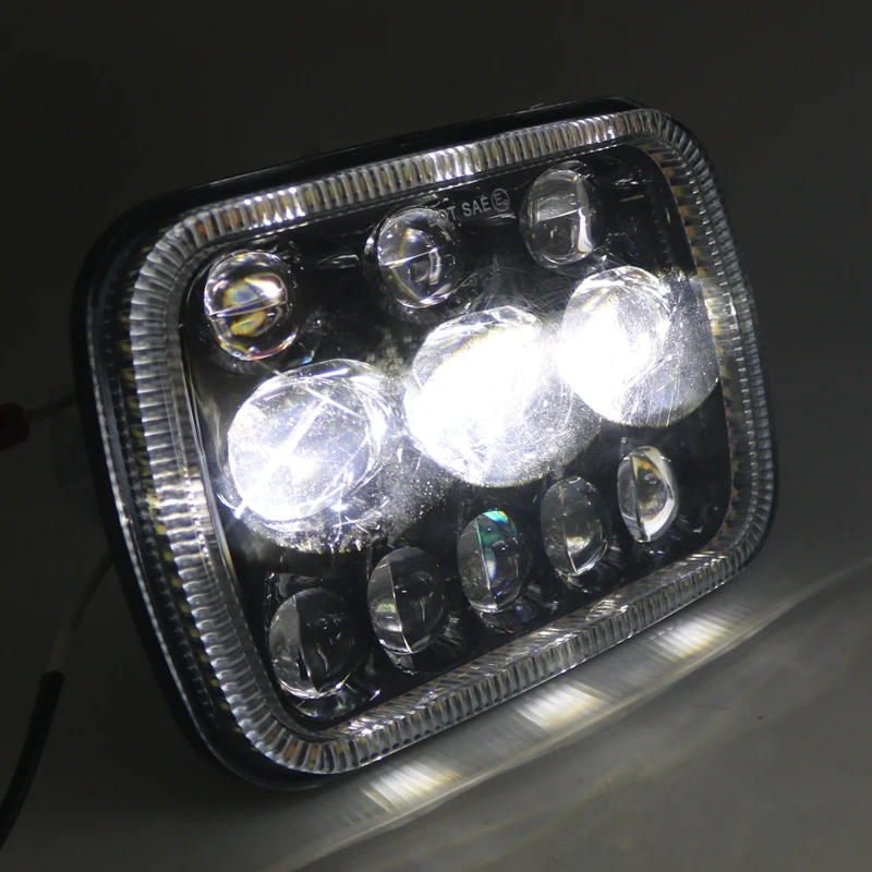5X7 7X6 дюймов прямоугольный светодиодный морской луч с Hi/Lo DRL фонарь для Toyota Tacoma