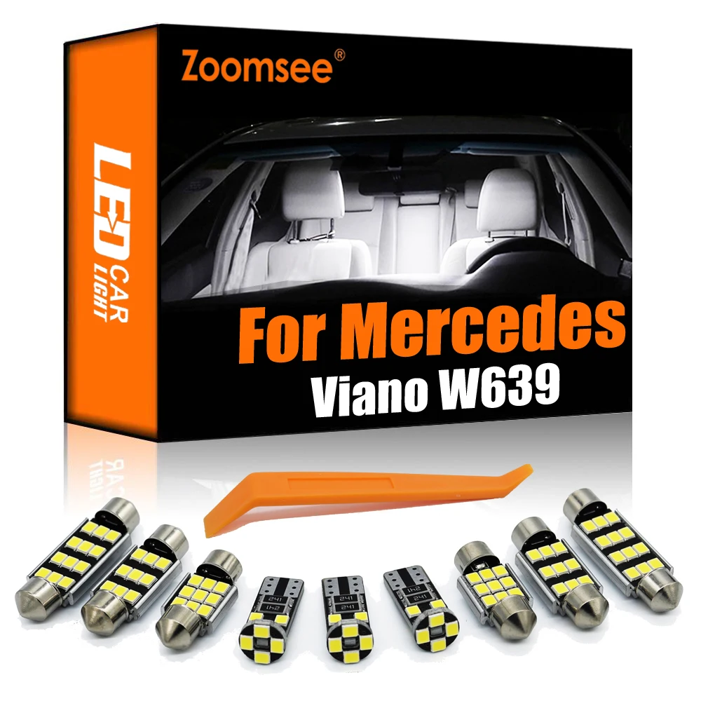 

Zoomsee 100% Canbus безошибочный автомобиль светодиодный внутренний Купол Карта багажника комплект для Mercedes Benz Viano W639 (2003-2015)