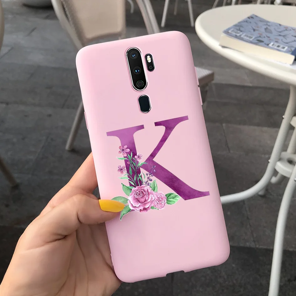 Высококачественный защитный чехол для Oppo A9 A5 2020 Чехол класса люкс 26 букв мягкий