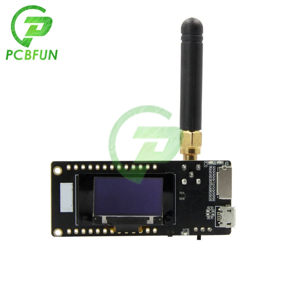 LoRa32 V2.1 433 МГц 868 915 ESP32 LoRa OLED 0 96 дюймовая SD карта Bluetooth WI FI Беспроводной модуль ESP 32 SMA
