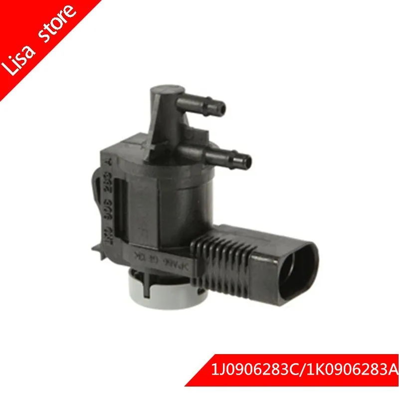 

1K0906283A 1J0906283C 2-контактный вакуумный электромагнитный клапан EGR Подходит для Audi A3 A4 A6 V W Golf J-etta Passat Beetle Tiguan T-ouareg