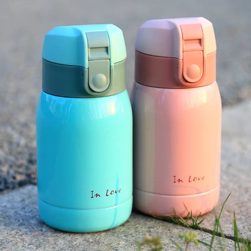 200 мл мультфильм термос чашка бутылка для детей из нержавеющей стали термосы воды