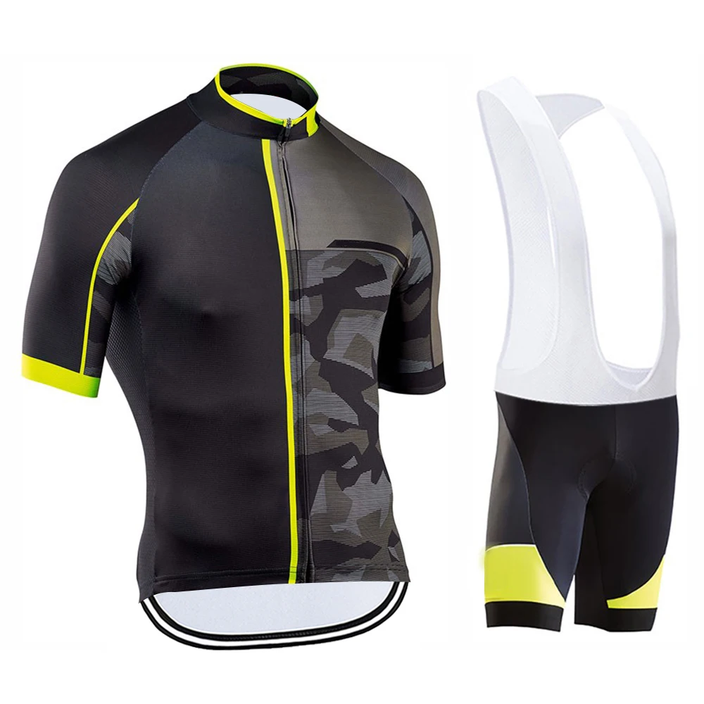 

New 2020 Cycling Jersey Set Breathable Bicycle Clothing Riding Bike Clothes Short Sleeve sports Cycling Men Set Ropa Ciclismo