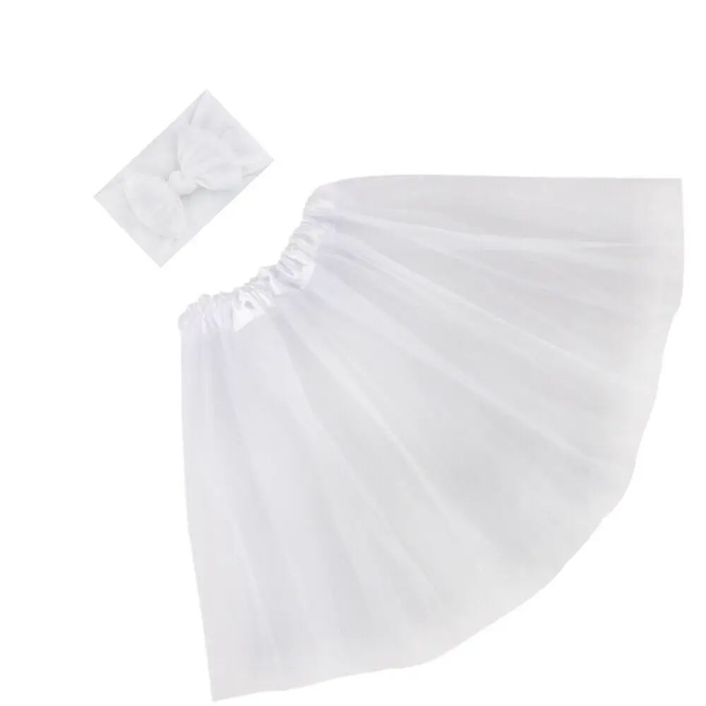 2020 летняя одежда для малышей юбка пачка новорожденных девочек повязка на голову