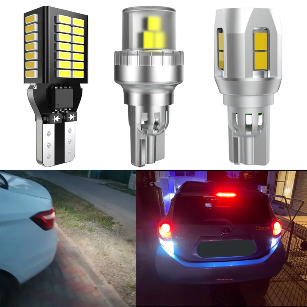 2 шт. T15 921 W16W светодиодный CANBUS Фары заднего хода для peugeot 206 308 sw t9 407 207 508 406 2008 307 106 306