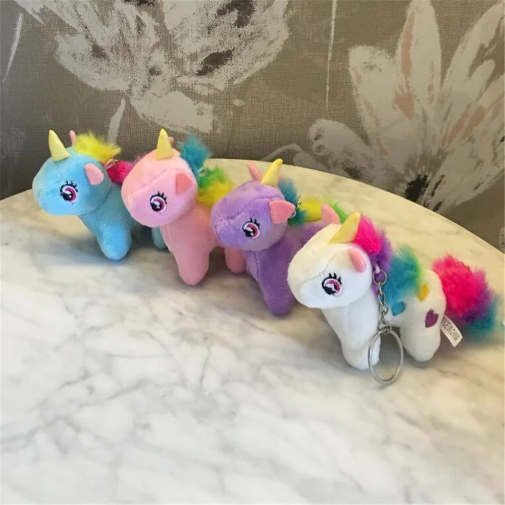 Прибл. 5 14 см Мягкие плюшевые игрушки с лошадью детский брелок животное плюшевая