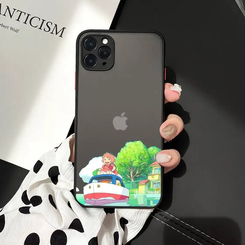 

Ponyo on the Cliff Phone Cases matte transparent For iphone 7 8 11 12 plus mini x xs xr pro max cover