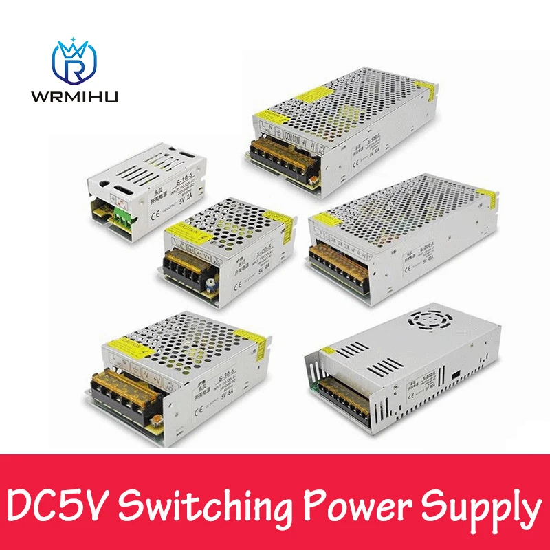 AC220V to DC5V Driver Power Switch Lighting Transformer Ballast 2A 4A 5A 10A 20A 30A 40A 60A For Led Strip CCTV
