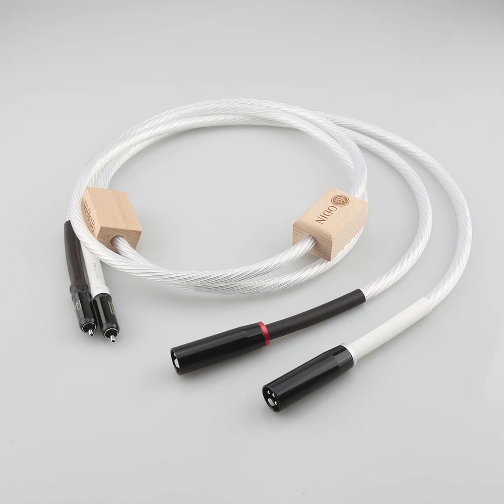 Hi-Fi аудио кабель Hi-end посеребренный экран Odin Nordost удлинитель из углеродного