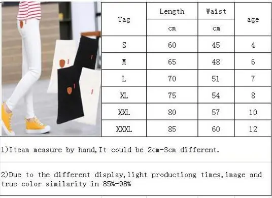 Белые и черные леггинсы для девочек осень 2019 модные повседневные обтягивающие