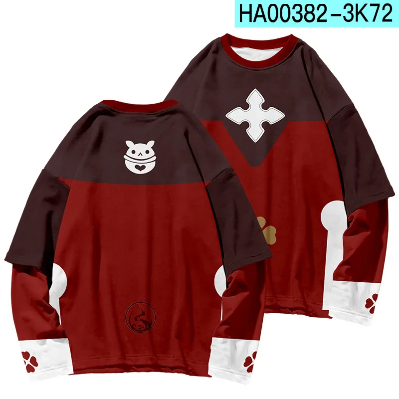

Game Genshin Impact Klee 3D Printed Hoodies Unisex Cosplay Sweatshirts Hooded Autumn Long Sleeve Pullover Hoodies Zipper Jacket