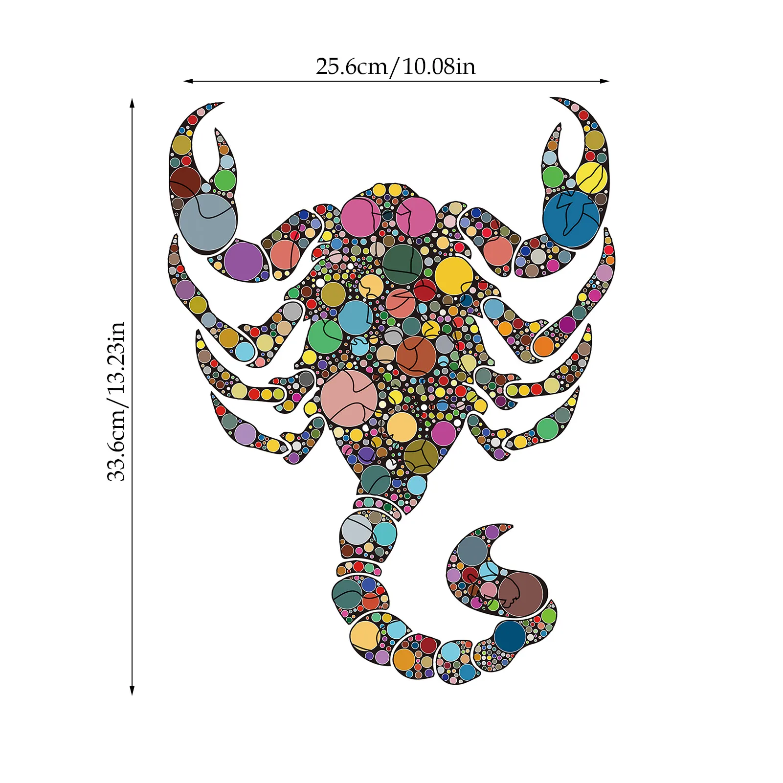 

3D Wooden Jigsaw Puzzles Colorful Scorpion Unique Shape Pieces Adults Children DIY Animals Model Toys Gift For Kids Puzzle DH