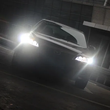 

Mazda Atenza Auto parts Ma Liu modified angel eye daytime running light LED laser lens xenon lamp streamer turn signal