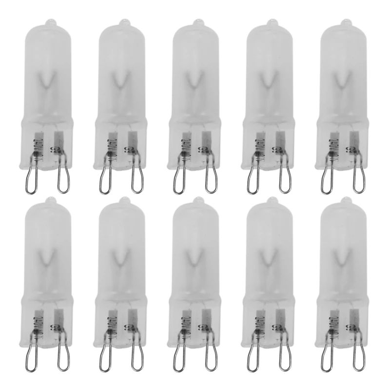 

10X G9 Halogen Warm White Office Capsule Frosted Light Bulb Lamp 40W 230V