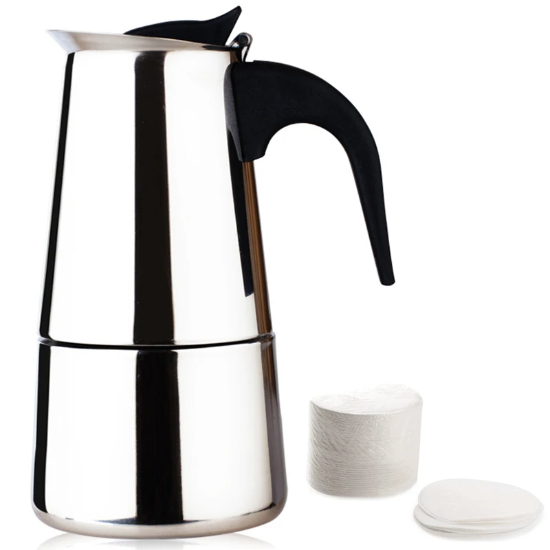 Кофеварка для эспрессо котелок Мока Итальянская 6 чашек 10 унций/300 мл