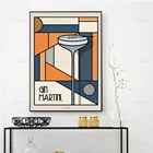 Скандинавский принт Джин мартини-печать еды, искусство на кухне, художественное оформление бара, Постер Negroni, подарок на новоселье, ретро поп-арт