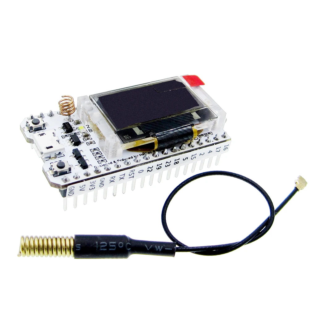 SX1278 ESP32 LoRa 0 96 дюймов синий OLED цифровой дисплей Bluetooth WIFI комплект модуль IOT макетная
