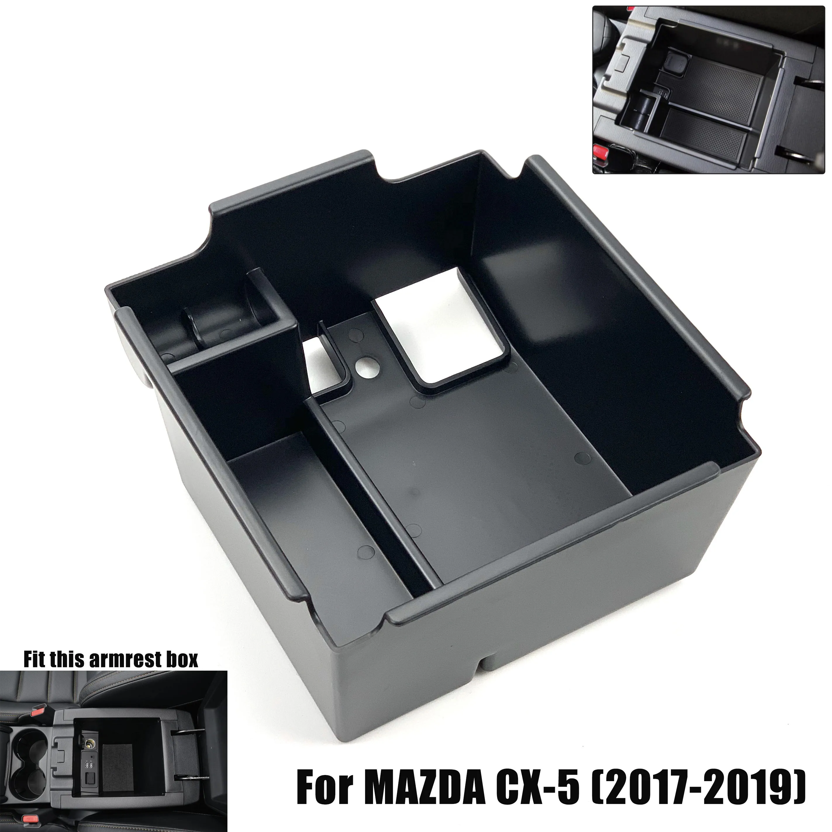 For MAZDA 3 6 AXELA ATENZA CX-5 CX5 CX-8 CX8 CX-9 CX9 Car Accessories Central Armrest Storage Box Console Tray Holder Case Pall |