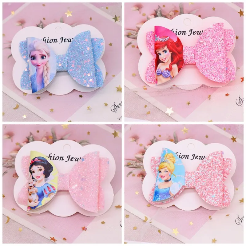 Дисней Холодное сердце платье принцессы Aisha/детская заколка для волос с бантом и