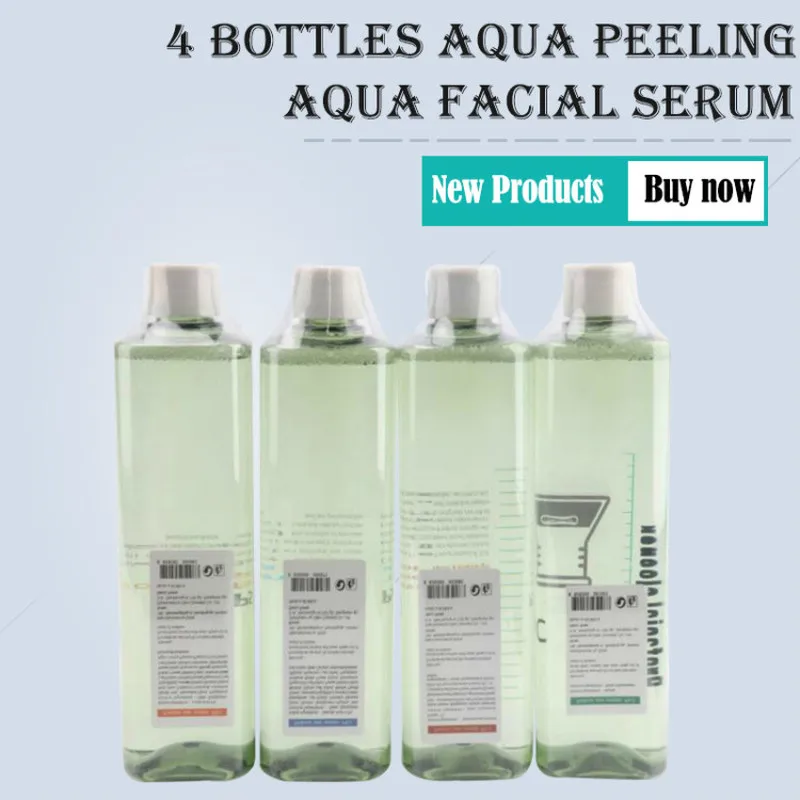 2020 New Arrival !!! Aqua Peeling Solution 4*500Ml Per Bottle Aqua Facial Serum Hydra Facial Serum For Normal Skin Free Shipping