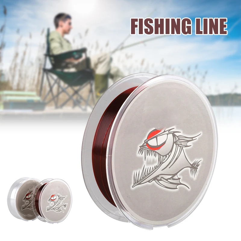 Нейлоновая рыболовная леска LDF668 100 м сверхпрочная износостойкая с