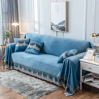 modern velvet sofa couch cover for living room lace sofa towel large size slipcover single double three four seaters bedspread