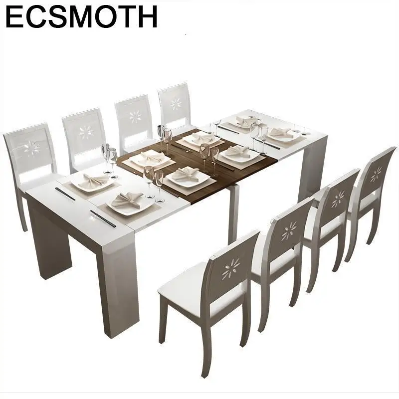 Mueble Comedor A Langer Redonda Tavolo Da Pranzo Eet Tafel Piknik Masa Sandalye деревянный обеденный стол