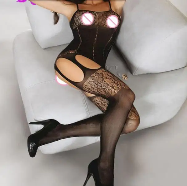Сексуальное женское эротическое нижнее белье Лидер продаж Колготки с вырезами