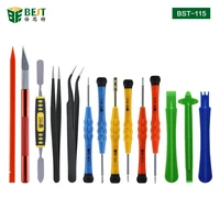 14 in 1 Screwdriver Pry Disassemble Tool Set Mobile Phone Screen Opening Pliers Repair Tools Kit For iPhone Samsung Sony BST-115