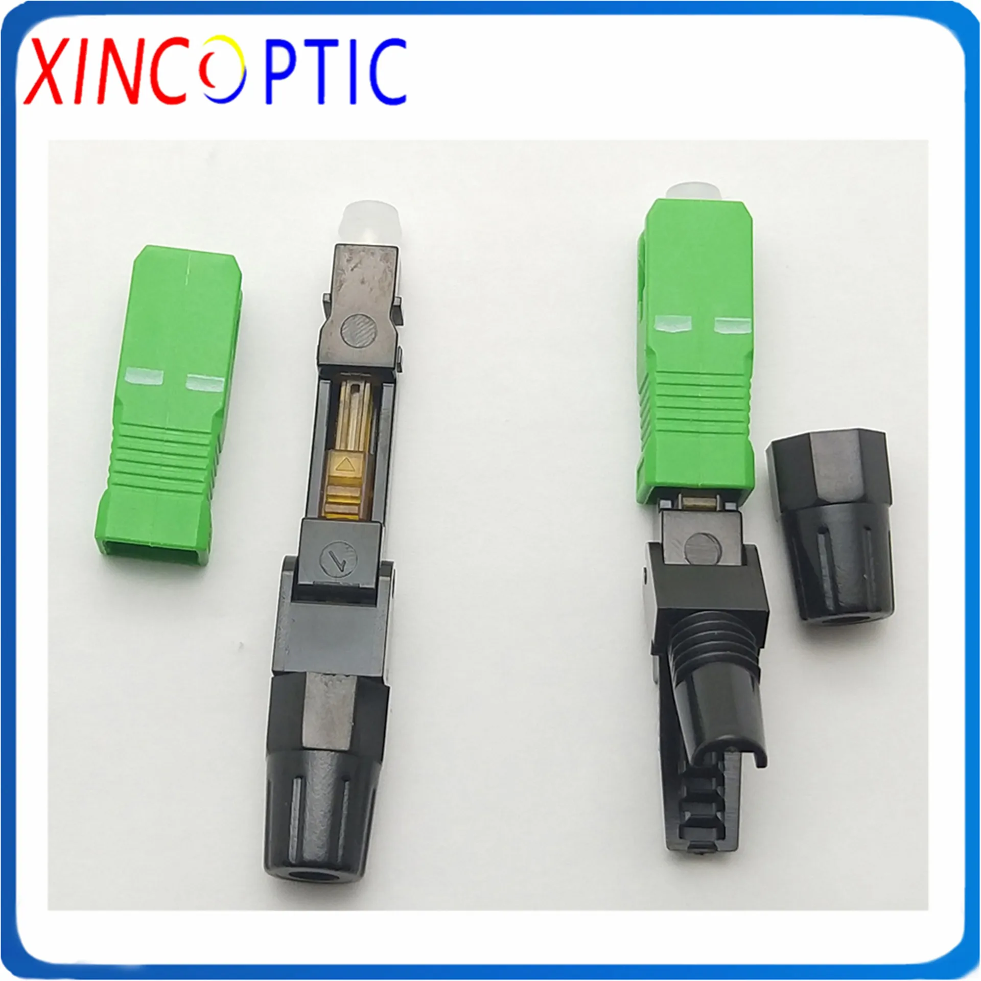 SC/UPC SC/APC встроенный быстрый разъем 55 мм SC FTTH одномодовый оптический Волоконно