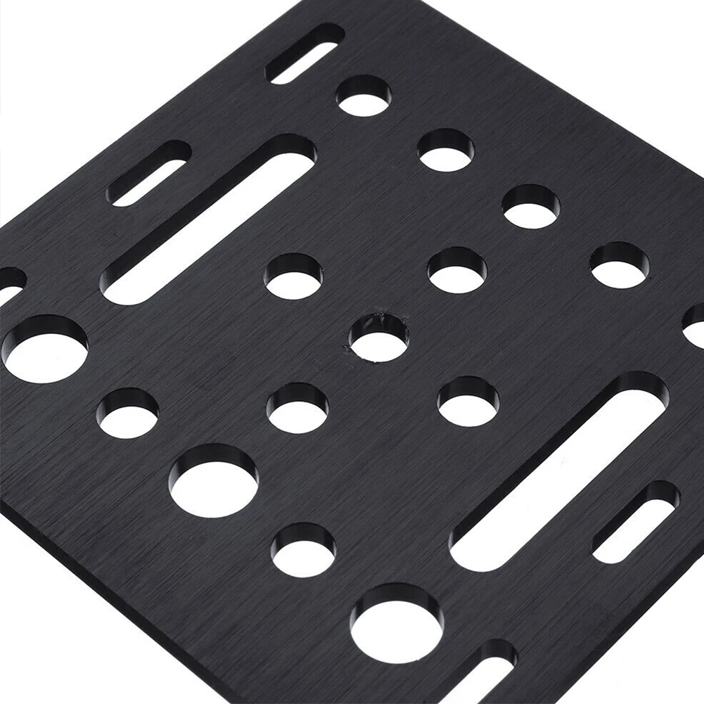 V слот Алюминиевые черные запасные части доска 20 мм CNC машина экструзии прочный