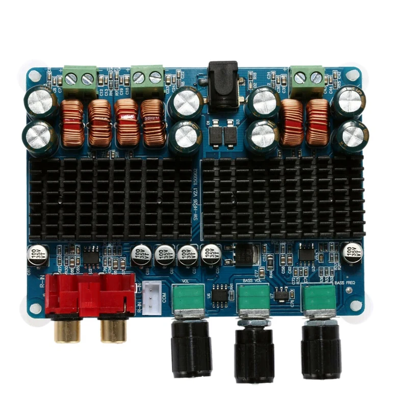Качественный усилитель мощности звука плата 2 1 канальный цифровой сабвуфер