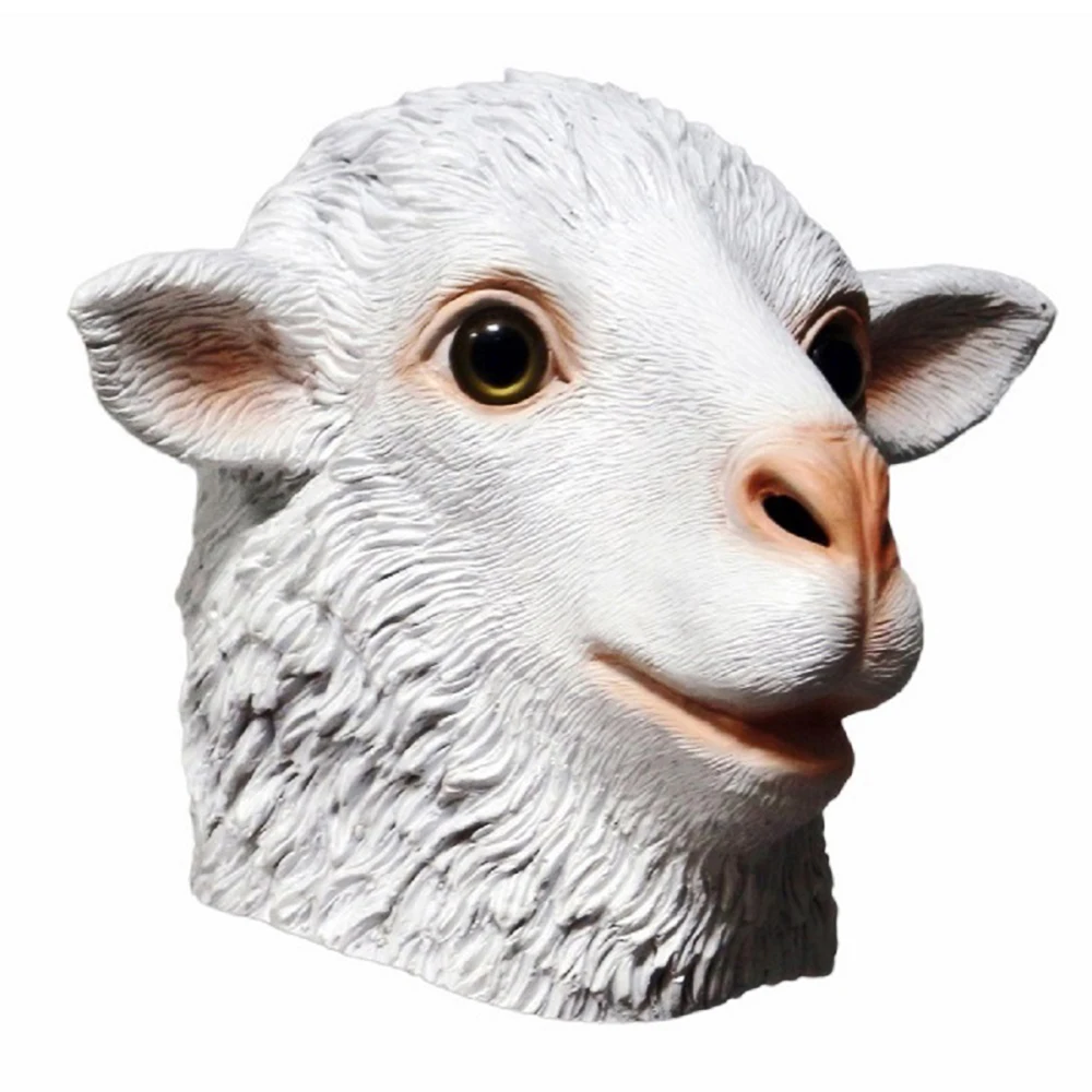 

Оперативная память овец латексная маска животного, скотный двор резиновые козла Антилопа животных Маска для Хэллоуина Костюм Masqurade вечерни...