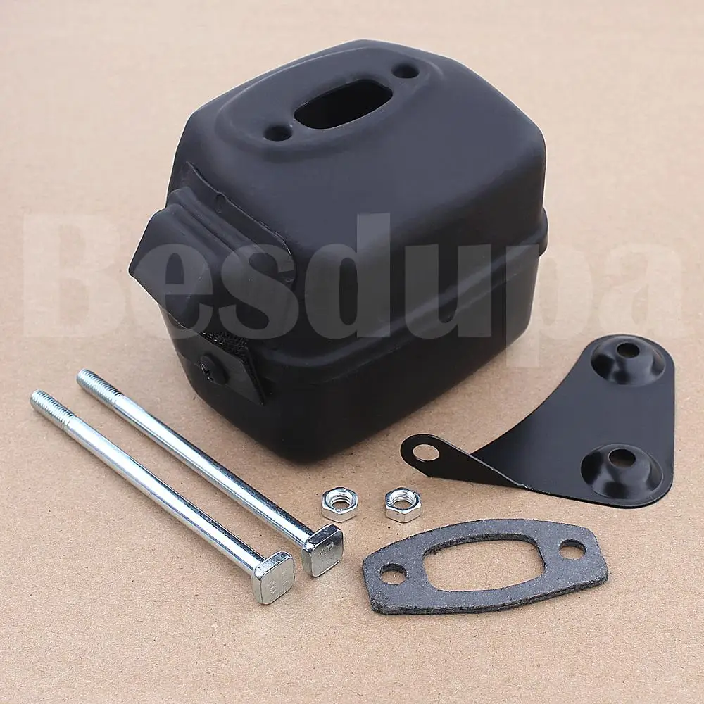 Набор крепежных болтов, гаек, прокладок и кронштейнов выхлопной системы для бензопилы Husqvarna 50 51 55 Rancher (501766605, 503218202, 537127901).