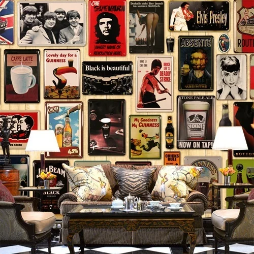 

20x30CM Classical Audrey Hepburn Distinctive Metal Tin Sign Coffee Club Gallery Poster Vintage Plaque Wall Decor Plate