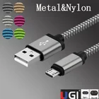 UGI 3  10 футов Алюминиевый металлический нейлоновый плетеный кабель Type C Micro USB кабель USB C кабель для передачи данных Snyc зарядный кабель провод для Xiaomi RedMi