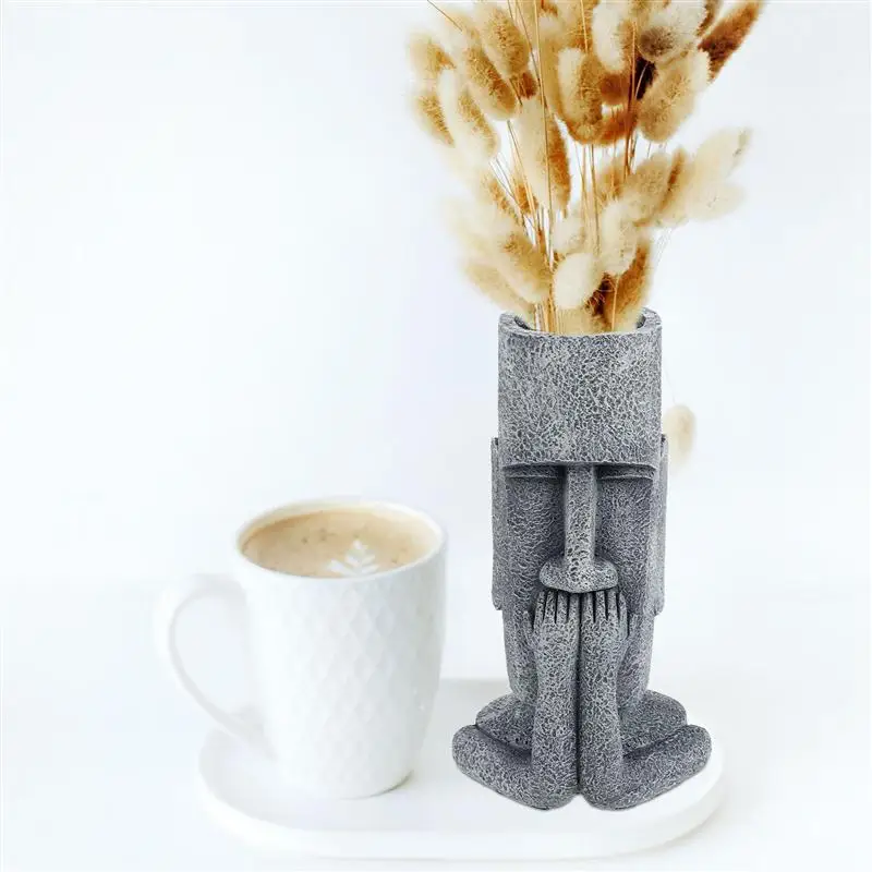 1Pc Sculpture Modeling Vase Artistic Flower Home Creative Adornment | Дом и сад