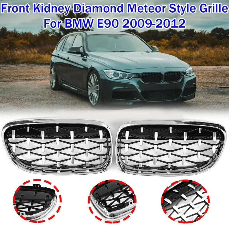 

2 шт., решетка для переднего бампера автомобиля BMW 3 серии E90 2009-2012