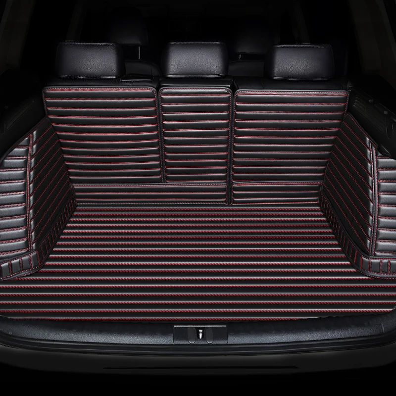 Custom 3D No Odor Waterproof Boot Carpets Cargo Rugs Full Set Car Trunk Mats for Audi A3 A4 A5 A6 A7 A1 S3 S4 S6 S7 S8 Q5 Q7 Q3 images - 6