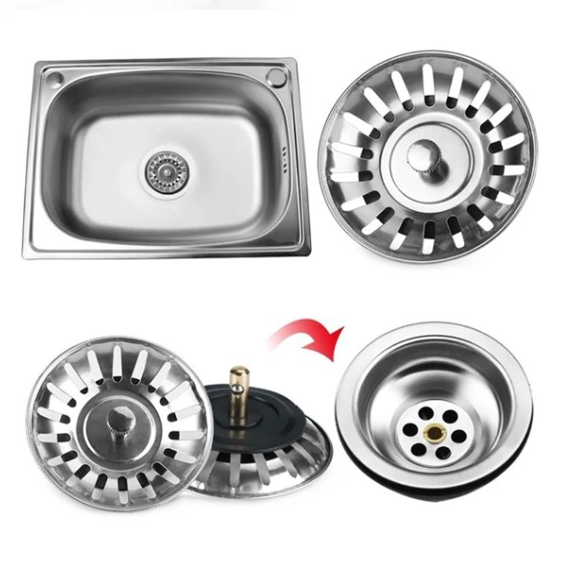 1 шт. фильтр для слива раковины из нержавеющей стали|Дуршлаги и сита| |