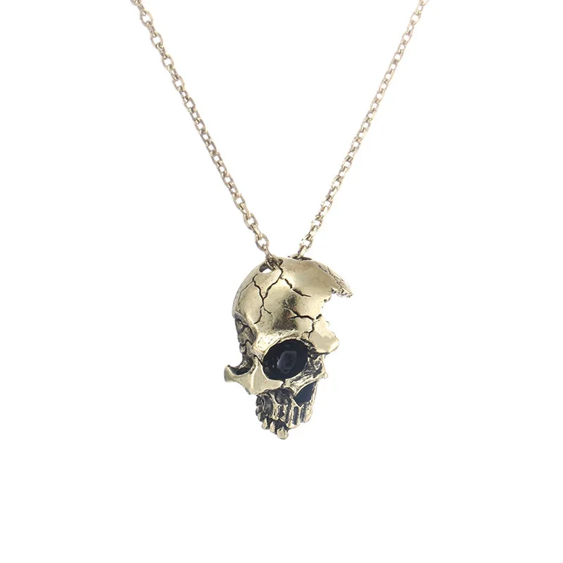 Necklace For Men Silver Plated Fashion Charm Jewelry Trend Pendant Gift Truss Cranium Horror Christmas Top Quality Skull | Украшения и
