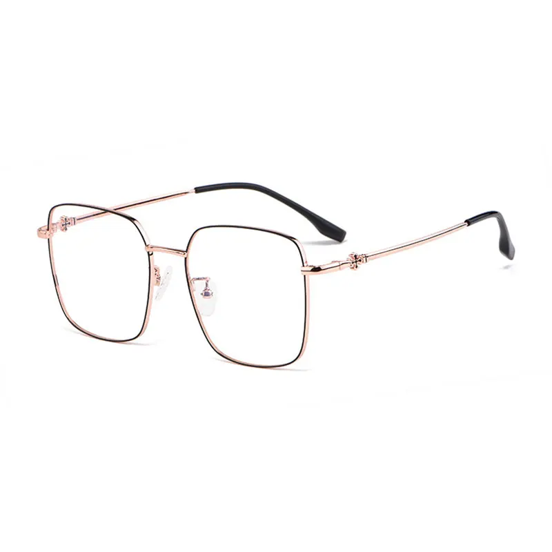 

Titanium Alloy Glasses Frame Women Style Shortsighted Eye Glasses Polygonal Eyewear Anti Blue Ray Spectacles Full Rim Glasses