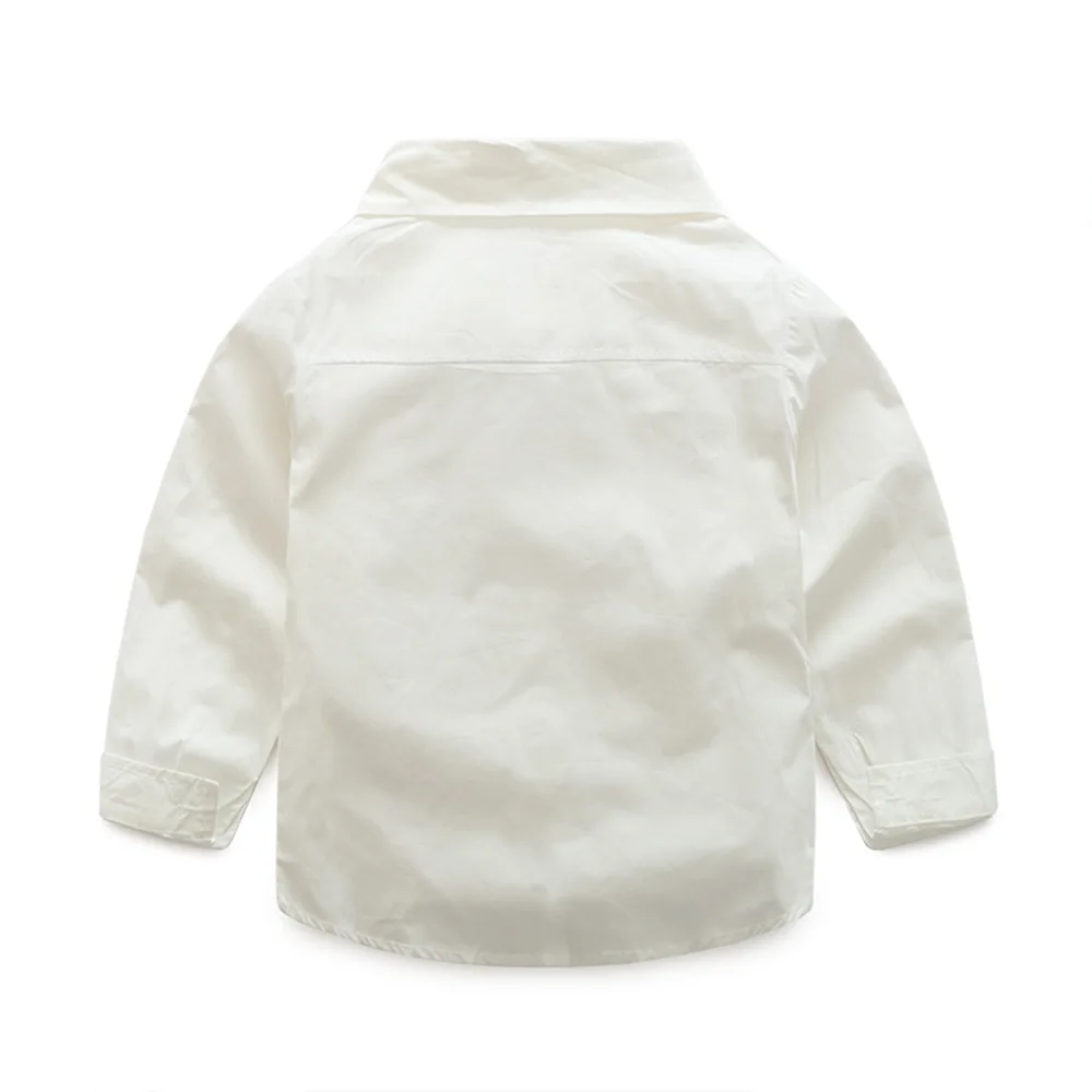 Рубашка + жилетка штаны одежда для сна Пижама мальчиков комплект детской одежды