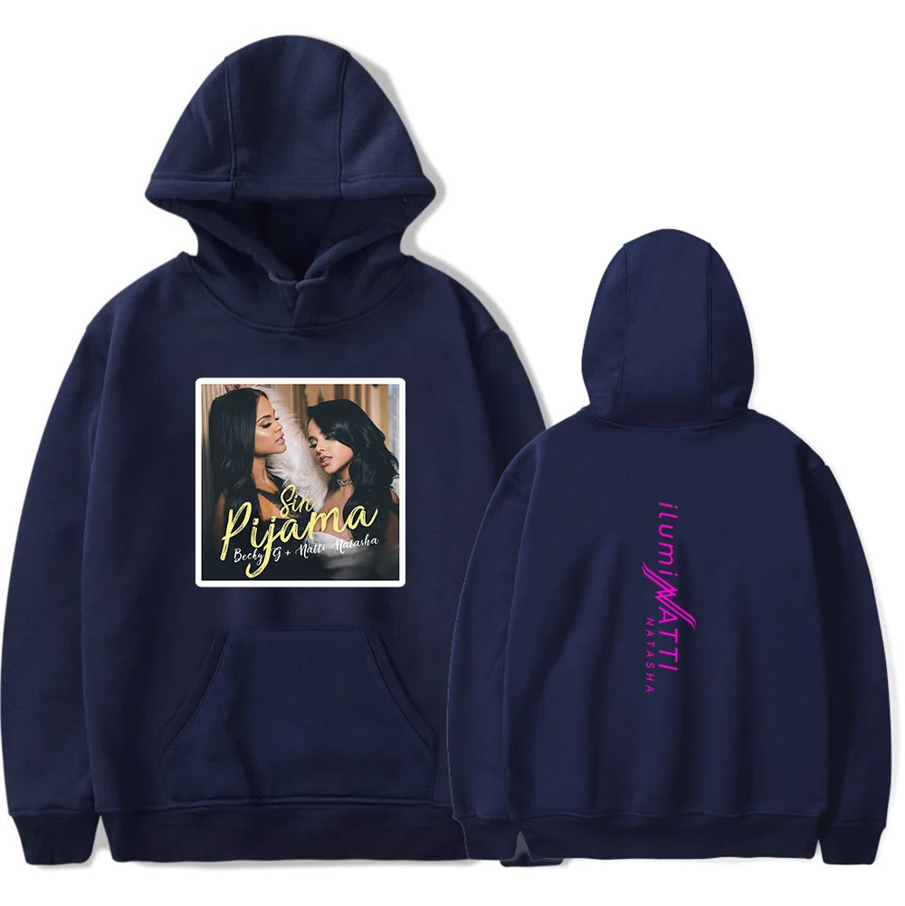 

WAWNI Natti Natasha Cotton Polyester Hoodie Sweatshirt Hip Hop Hoodie Hooded Sweatshirt Wtreetwear Fashion Print Oversized Hoody
