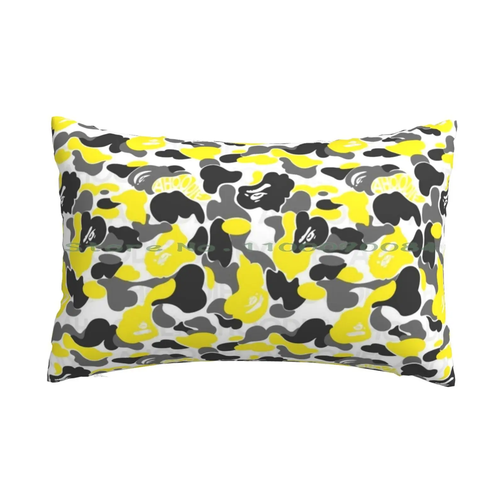 Чехол с желтой черно-серой камуфляжной подушкой 20x30 50*75 для дивана спальни