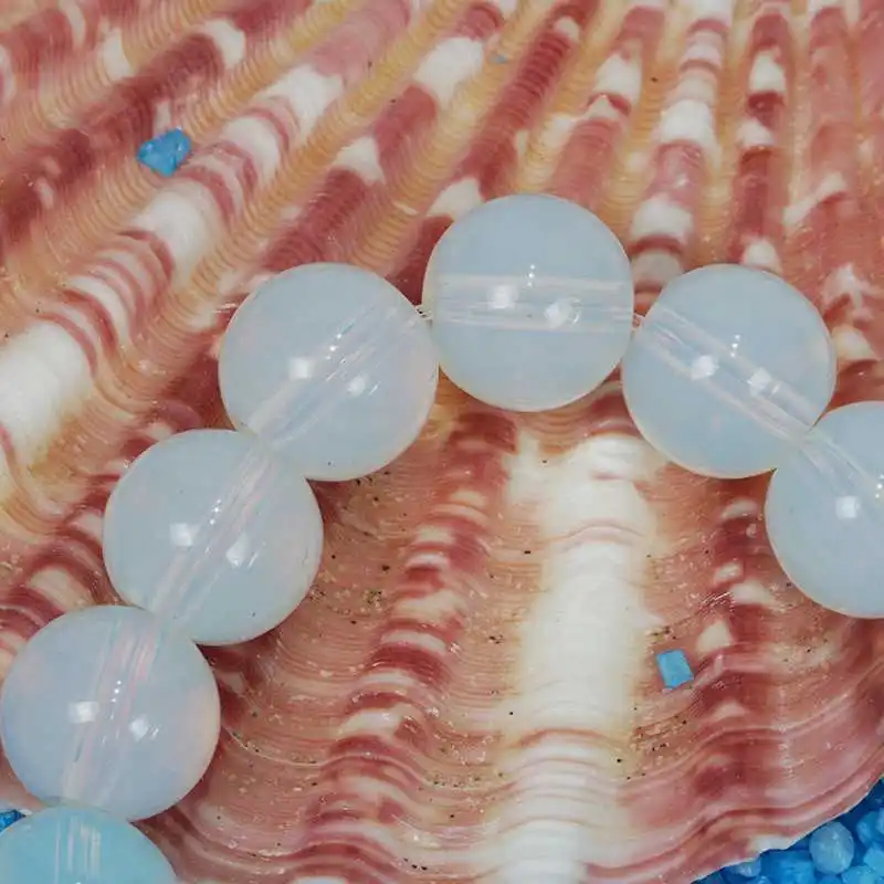 Бусины из натурального камня браслет Будды лунного для йоги Женские Ювелирные