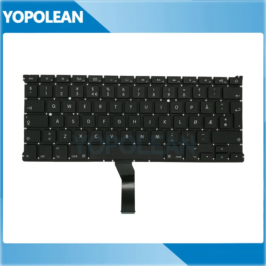 5 шт./лот новая норвежская Клавиатура для Macbook Air 13 &quotA1369 A1466 2011 2012 2013 2014 2015 2017 |